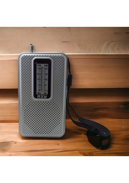 Tenor Cep Tipi Mini Analog Radyo Gri