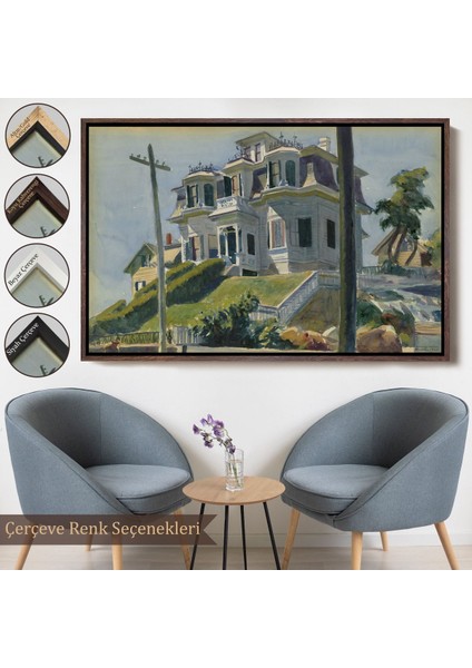 ^#canvas Serie Edward Hopper, Haskell's House - Haskell'in Evi TABLOSU-7078 fırsatları