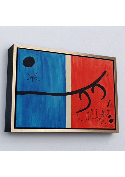 canvas Serie Joan Miro - El Vol De L'alosa Çalışması TABLO-7135