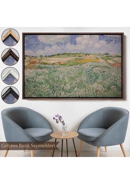 canvas Serie Vincent Van Gogh - Auvers Yakınlarındaki Ova Tablosu - Plain Near AUVERS-7162 fırsatları
