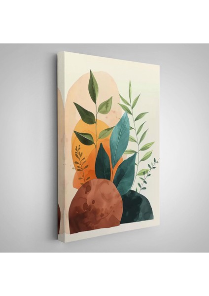 canvas Serie Iskandinav Tarzı Soft Çiiçekler TABLO-7590