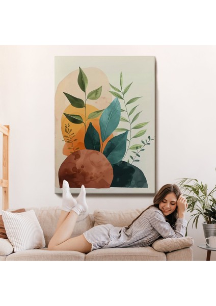 canvas Serie Iskandinav Tarzı Soft Çiiçekler TABLO-7590 fırsatları