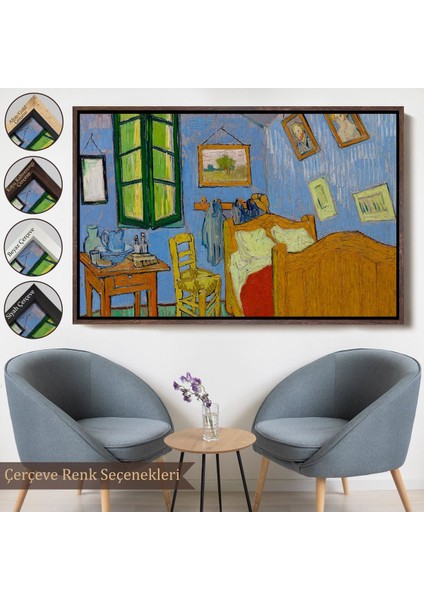 ^#canvas Serie Vincent Van Gogh - Arles'ta Yatak Odası Tablosu - Bedroom In ARLES-7160 fırsatları
