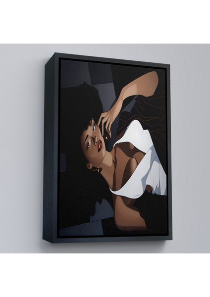 canvas Serie Afrikalı Güzel Kadın TABLOSU-7502 modelleri