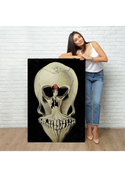 canvas Serie Salvador Dali - Balerin ve Kafatası TABLO-7393 fiyatları