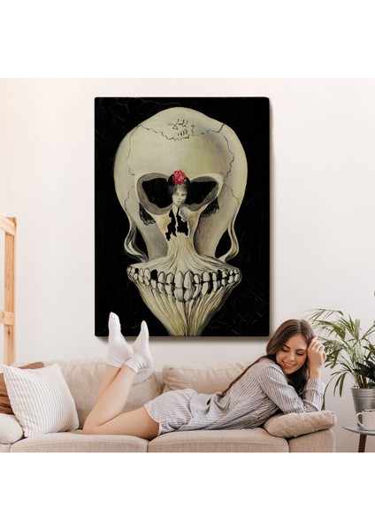 canvas Serie Salvador Dali - Balerin ve Kafatası TABLO-7393 fırsatları
