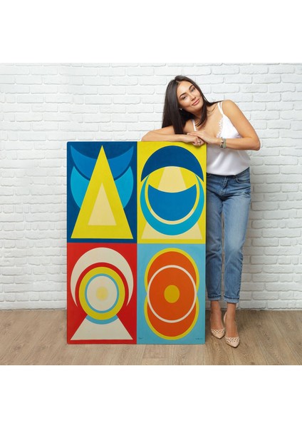 canvas Serie Auguste Herbin - Lune I TABLO-7358 fiyatları