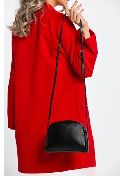 Uzun Askılı Siyah Yumuşak Dokulu Urban Çanta