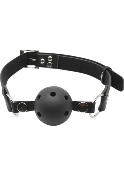 Hakiki Deri Kayışlı Ball Gag