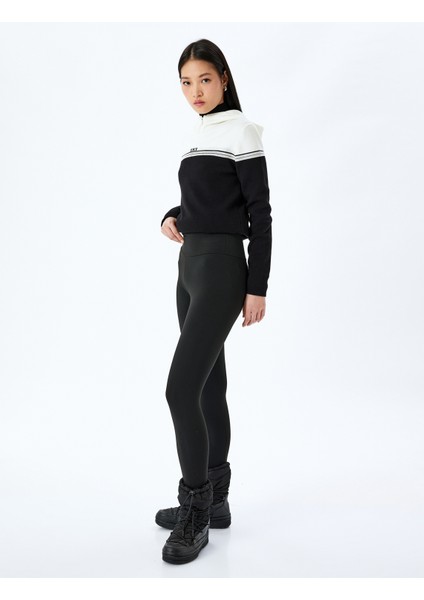 Yüksek Bel Slim Fit Spor Tayt fiyatları