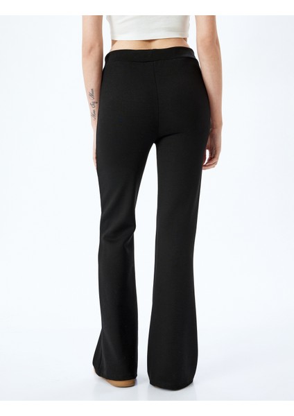 Viskon Ispanyol Paça Beli Lastikli Pantolon fırsatları