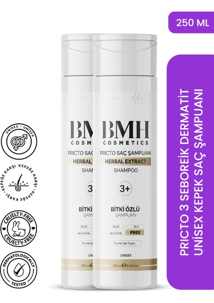Bmh 3+ Pricto Şampuanı 235 ml x 2 Adet
