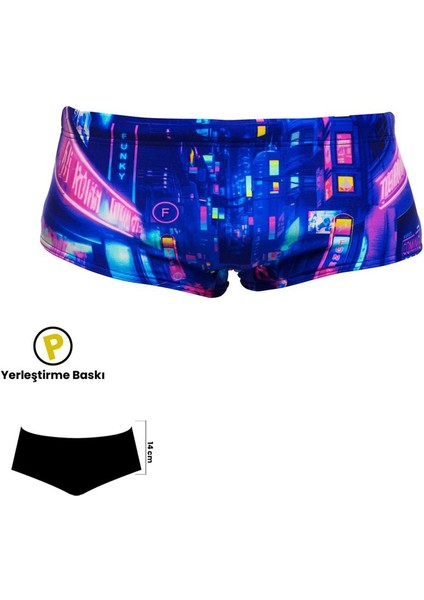 Cyber City Erkek Antrenman Mayo, 14CM Trunks