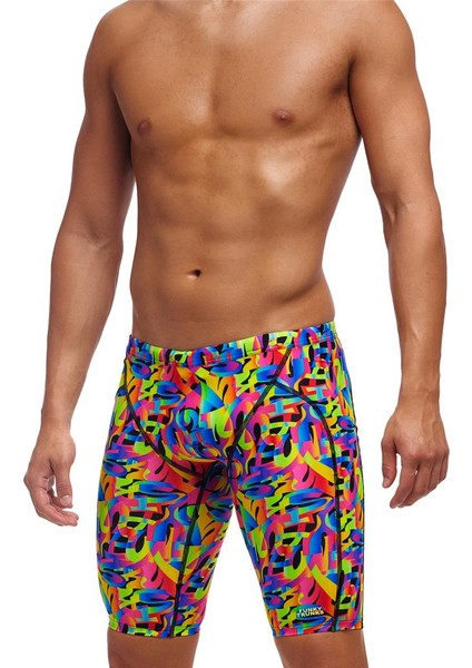 Jam Colour Funk Erkek Antrenman Mayo, Dizboyu Jammer