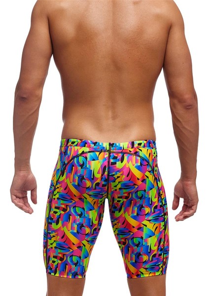 Jam Colour Funk Erkek Antrenman Mayo, Dizboyu Jammer