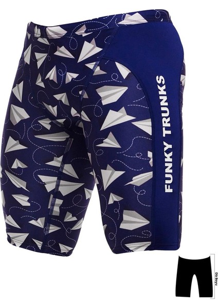 Jam Paper Plain Erkek Antrenman Mayo, Dizboyu Jammer