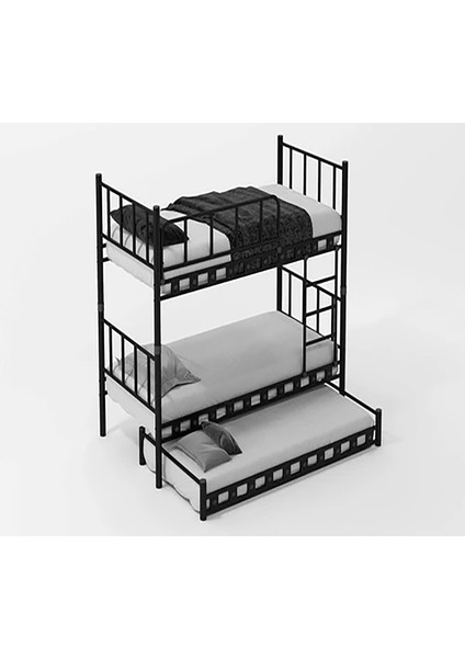 Zambak Yavrulu Genç Çocuk Odası Metal Ranza ve Karyola fiyatları