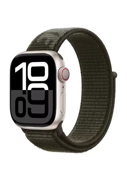 Apple Watch 38/40/41MM Uyumlu Kumaş Cırtlı Kordon Kayış