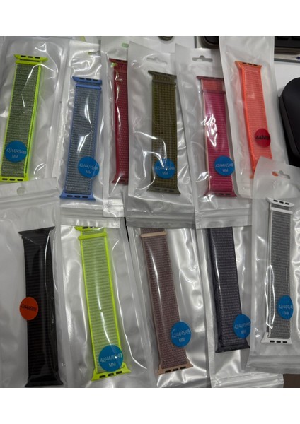 Apple Watch 42/44/45/49MM Uyumlu Kumaş Cırtlı Kordon Kayış fiyatları