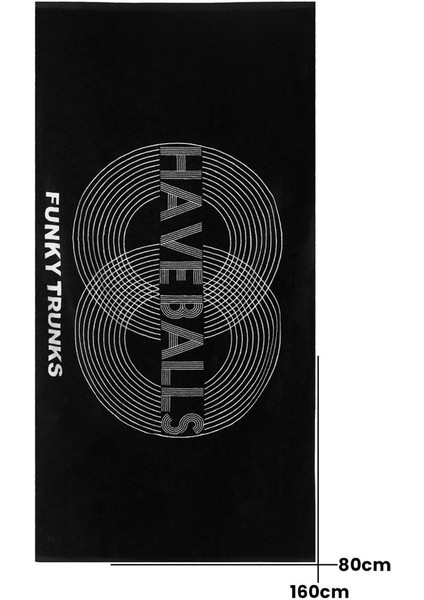 Have Balls Havlu, Antrenman & Spor Havlusu (160 x 80)
