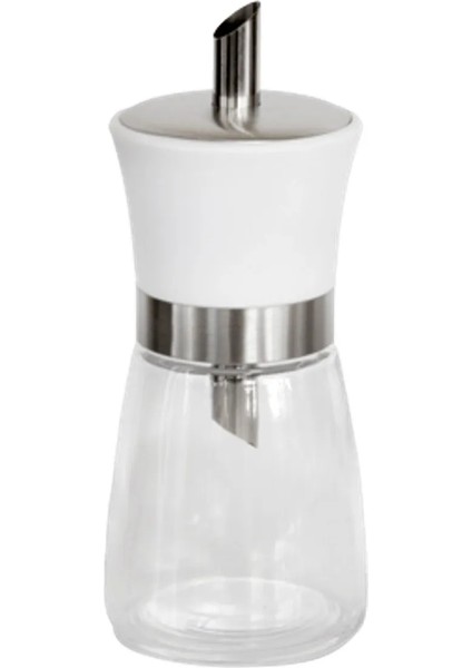 Toz-Dökme Şekerlik - Akıtmalı Şekerlik, Cam Şekerlik - 180 ml Beyaz