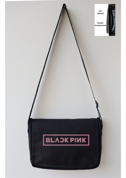 Blackpink Yazılı Postacı Çantası, Unisex K Pop Baskılı Omuz Çantası fiyatları