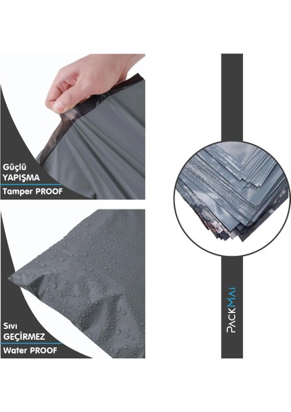 24X30 Cepsiz Gri ​​kargo Poşeti (1000 Adet) – Ambalaj, Paketleme, E-Ticaret modelleri