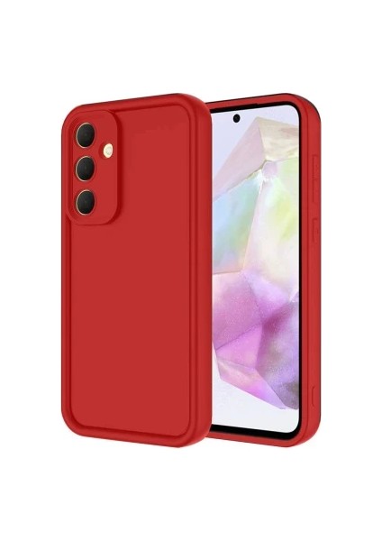 Samsung Galaxy A16 ile Uyumlu Kılıf Kamera Korumalı Yüksek Kenarlı Kapak