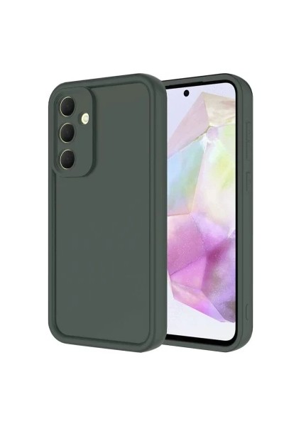 Samsung Galaxy A16 ile Uyumlu Kılıf Kamera Korumalı Yüksek Kenarlı Kapak