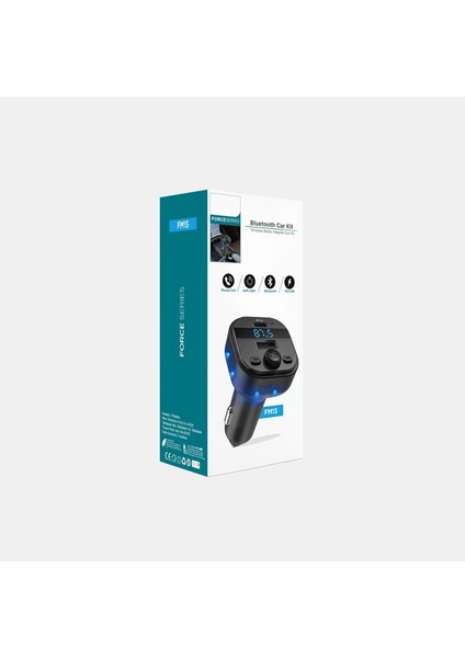 FM15 Hızlı Şarj Destekli Bluetooht 5.3 Araç Kiti - Fm Transmitter