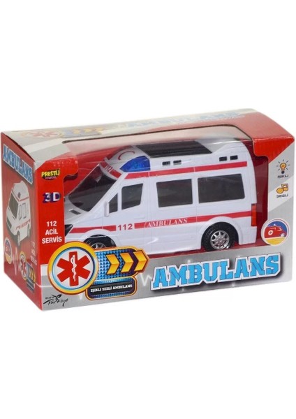 Fab 112 Sesli ve Işıklı Ambulans -Prestij