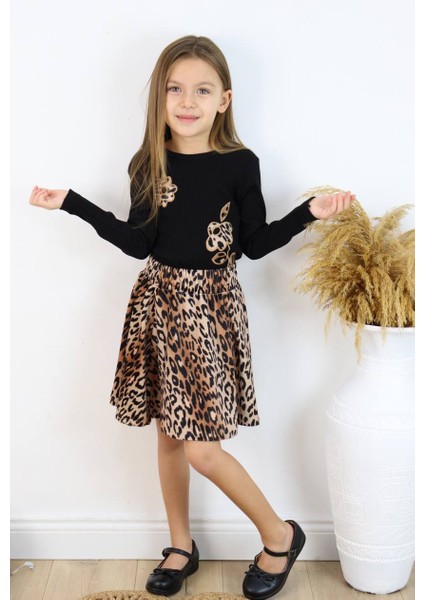 Leopar Etekli Fitilli 2'li Kadife Takım Snm5 modelleri