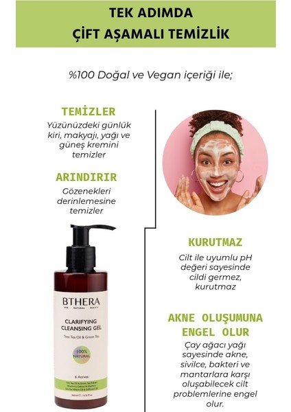 Doğal Arındırıcı Yüz Temizleme Jeli | Makyaj Temizleyici | Ph Dengeli | 200 ml | Tüm Cilt Tipleri fiyatları