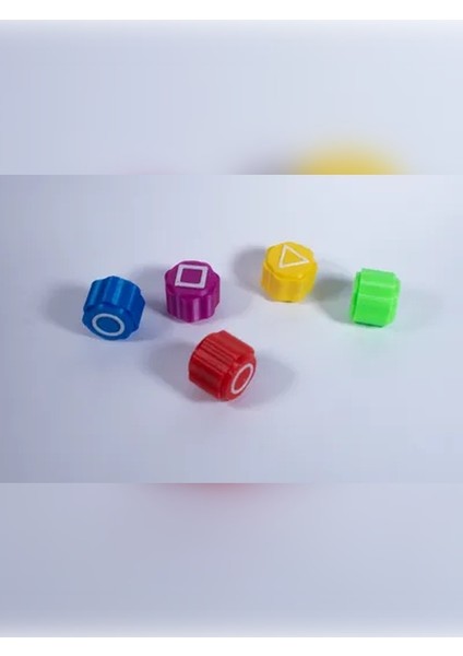 Squid Game Gonggi 5 Taş Oyun Seti, Özel Yuvarlak Kutulu, Sesli ve Ağır Taşlı Versiyon
