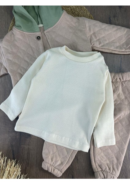 Cep Detaylı Omuzdan Çıtçıtlı Kapitone 3'lü Erkek Bebek Takım fiyatları