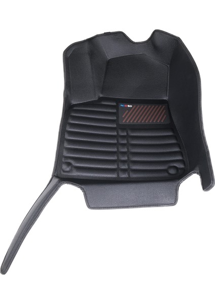 Audi Q7 2015-2024 Uyumlu Ithal, Suni Deri, Eva Dolgulu Havuzlu 5d Paspas