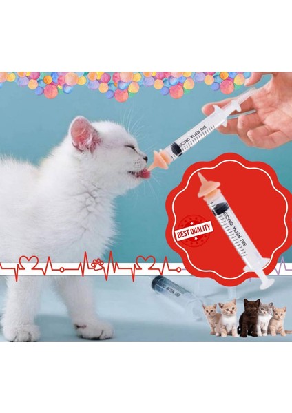 Evcil Hayvan Mini Silikon Meme Yavru Kedi Köpek Hamster Emzik Biberon 1 Adet