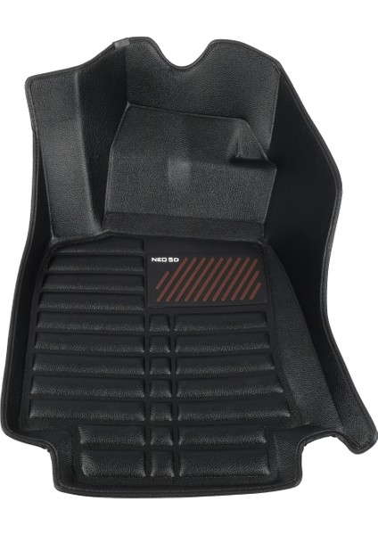 Audi A6 2012-2018 Uyumlu Ithal, Suni Deri, Eva Dolgulu Havuzlu 5d Paspas