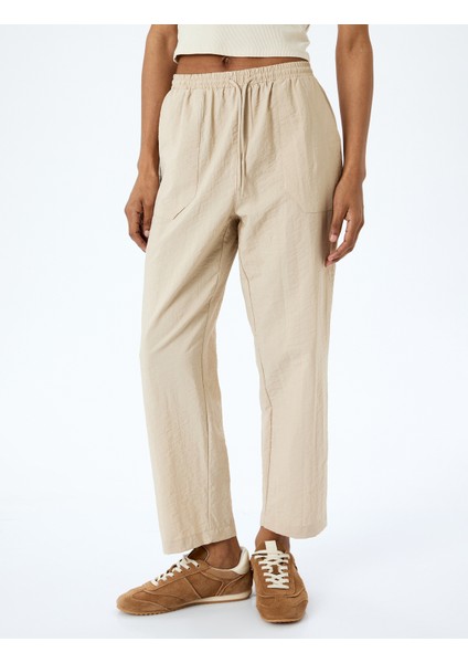 Beli Bağlamalı Cepli Balon Form Pantolon modelleri