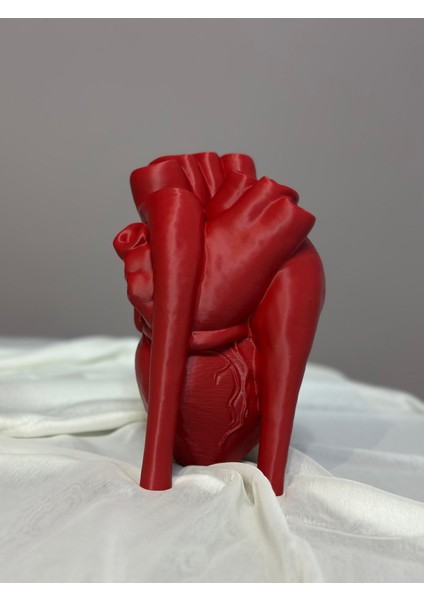 Anatomik Kalpli Vazo 23 cm