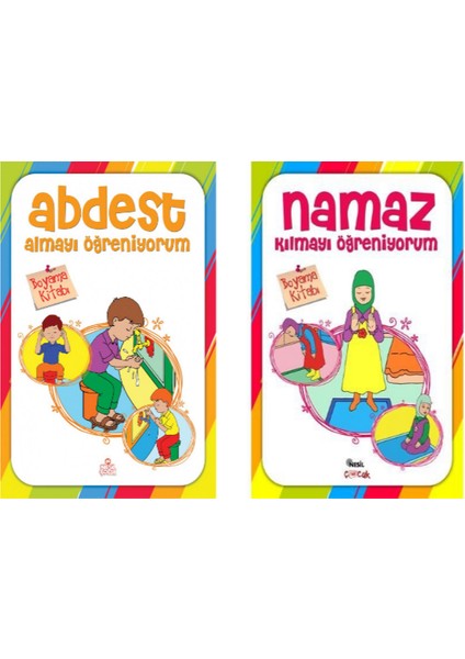 Nesil Çocuk Namaz Kılmayı-abdest Almayı Öğreniyorum Boyama Kitabı