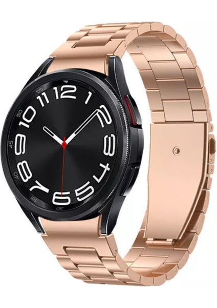 Samsung Galaxy Watch 4 5 6 7 Fe 40 44MM Classic 42 43 46 47MM Uyumlu Watch 5 Pro 45MM Çelik Kordon