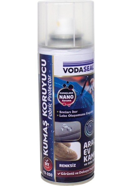 | Kumaş Koruyucu Sprey, Çok Amaçlı Su Kaydırma Özellikli Sprey, 200 ml