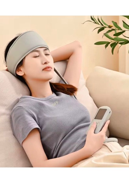 Başağrıları İçin Profesyonel Kafa Masaj Cihazı – Mobil Şarjlı ve Yoğurmalı & Isıtmalı Ergonomik Rahatlatma Cihazı