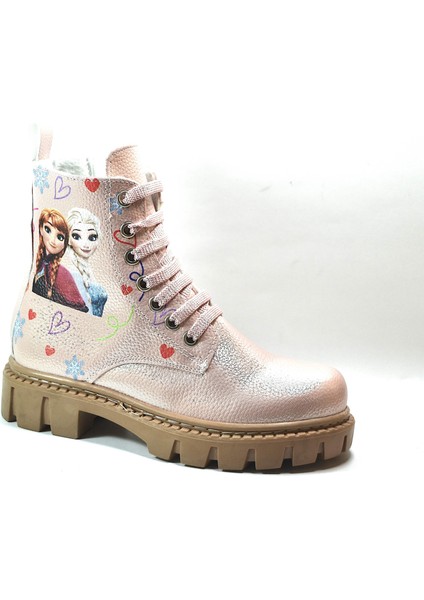 FR.0224 Siyah & Pembe Fermuarlı Kız Çocuk Postal Bot modelleri