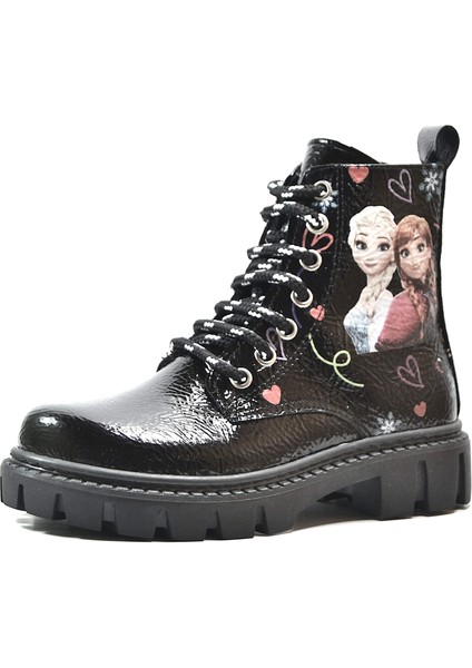 FR.0224 Siyah & Pembe Fermuarlı Kız Çocuk Postal Bot fırsatları