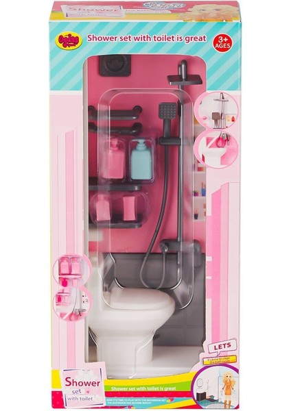 02379 Klozetli Banyo Oyun Seti -Oydaş Oyuncak