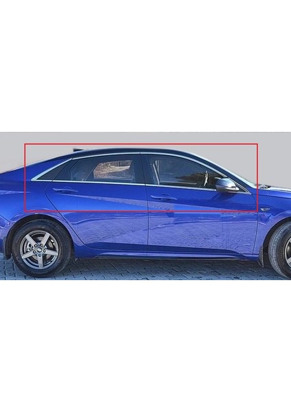 Elantra - 5 Cam Çerçevesi Krom 14 Parça Sd 2015 ve Sonrası Modeller Için