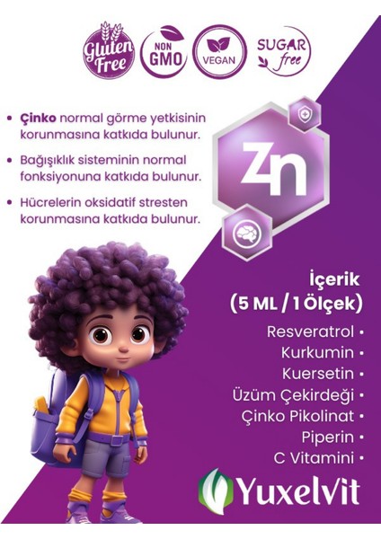 Resverox | Resveratrol-Kurkumin-Kuersetin Şurup 150 ml