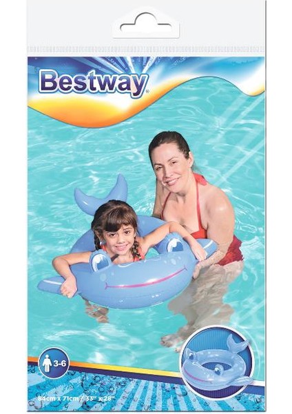 Simit Hayvan Başlı Bestway - 36128 - Balina